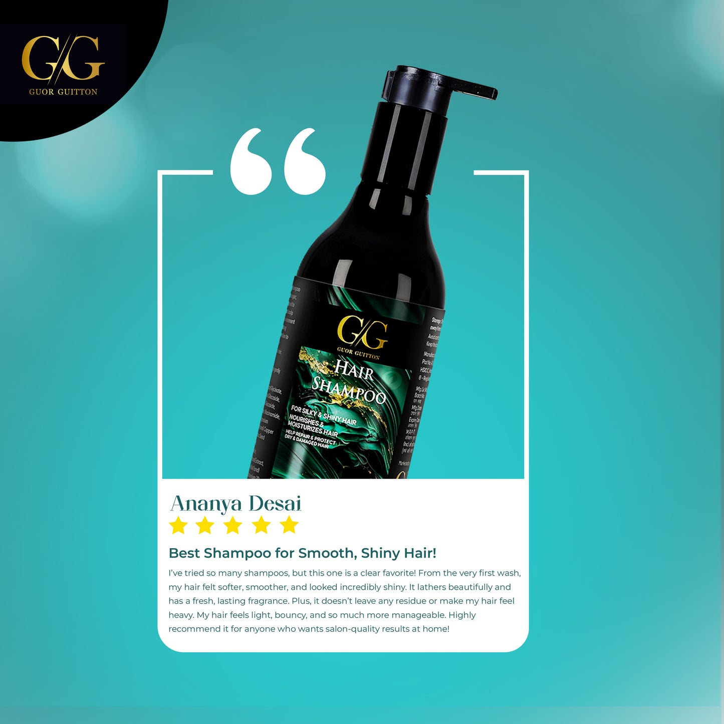 Guor Guitton’s Hair Shampoo